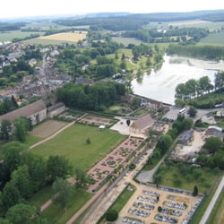 Mairie - Vue aérienne de Thiron-Gardais