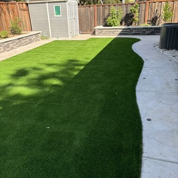 Ramos Landscaping - New turf cement and retaining wall - Landscaping Near Me
