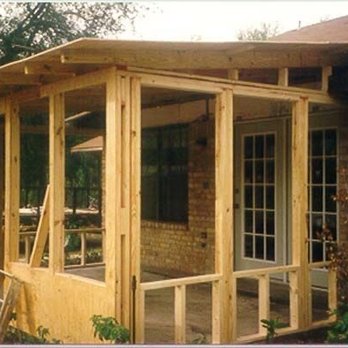 Sanchez General Services - a sunroom being built - Painters Near Me