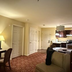 Berkshire Mountain Lodge - Living room and kitchen
