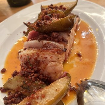 Nightingale - Pork Belly and Pears - Live/Raw Food Near Me - Vancouver, British Columbia Nightingale - Pork Belly and Pears - Live/Raw Food Near Me - Vancouver, British Columbia