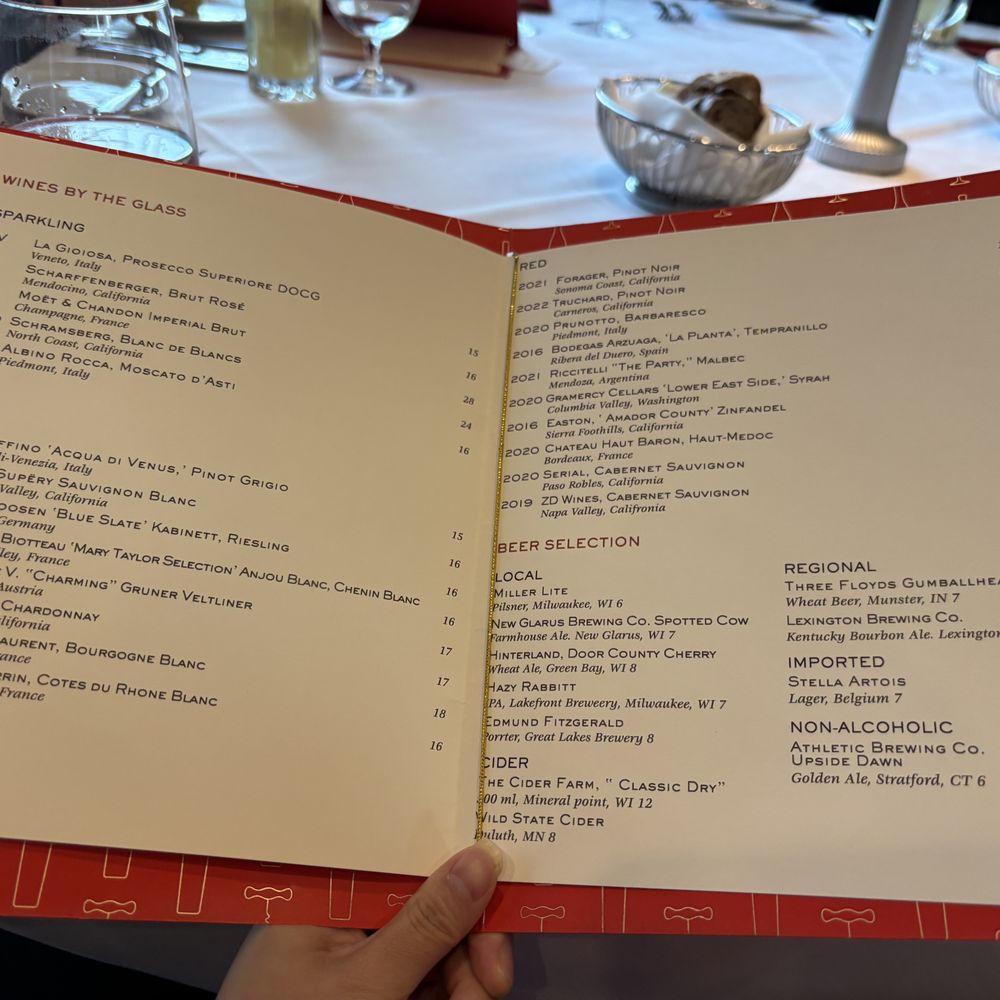 Bacchus - A Bartolotta Restaurant - New American Near Me - Milwaukee, Wisconsin