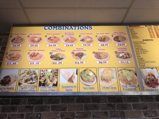 Menu photo 2 Ralibertos Taco Shop Anderson, CA