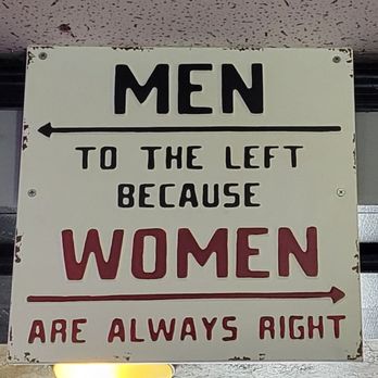 PeeWee's Place - Restroom sign seen at PeeWee's - Chicken Wings Near Me - Crescent Springs, Kentucky PeeWee's Place - Restroom sign seen at PeeWee's - Chicken Wings Near Me - Crescent Springs, Kentucky
