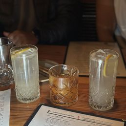 Bee's Knees x2 + Old Fashioned Bee's Knees x2 + Old Fashioned