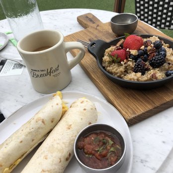 Magnolia Table - Breakfast bacon tacos & steel oat oatmeal - Breakfast & Brunch Near Me - Waco, Texas