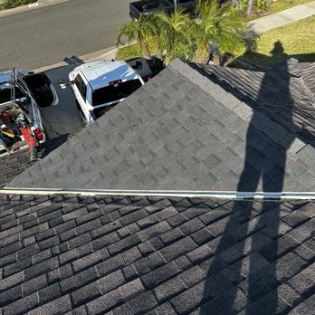 No Leaks Roofing - Replaced entire side of peak including underlayment. - Roofing Near Me
