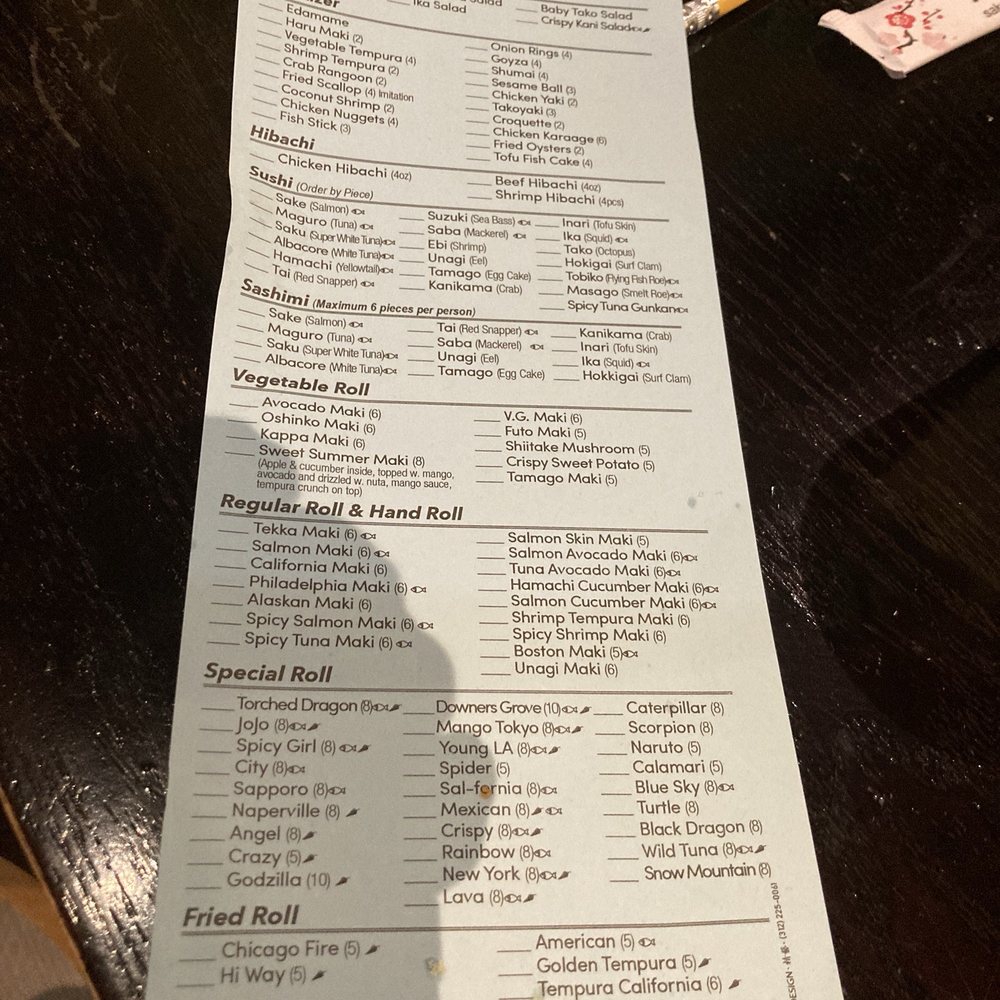 Sushi Naper - Current dinner AYCE menu - Sushi Bars Near Me - Naperville, Illinois Sushi Naper - Current dinner AYCE menu - Sushi Bars Near Me - Naperville, Illinois