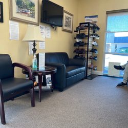 Dr. Fred O Kussel, DPM - Lobby with display of sensible shoes.