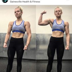 Physique Nutrition Coaching - Figure athlete Byranna with some impressive muscle.