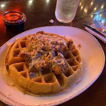 Sun Diner - Chicken and Waffles were delicious and light. - Breakfast & Brunch Near Me - Nashville, Tennessee