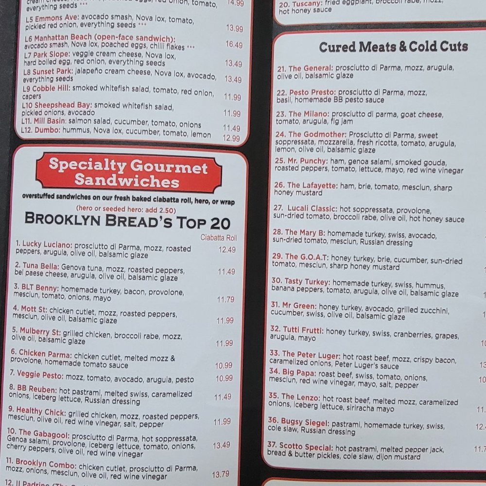 Brooklyn Bread Cafe - Sandwiches Near Me - Brooklyn, New York