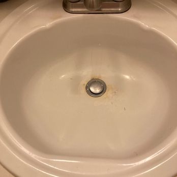 Saving by Reglazing - BEFORE: Chipped & discolored sink basin & top - Refinishing Services Near Me