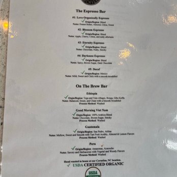 Waterbean Coffee - Menu - Coffee & Tea Near Me - Winston-Salem, North Carolina Waterbean Coffee - Menu - Coffee & Tea Near Me - Winston-Salem, North Carolina