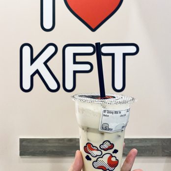 Kung Fu Tea - Oolong Milk Tea $3.85. The drink taste pretty smooth 4/5 stars. - Bubble Tea Near Me - Sugar Land, Texas