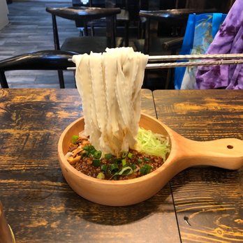 Fun Station - Szechuan meat and sauce flying noodles - Noodles Near Me - Honolulu, Hawaii
