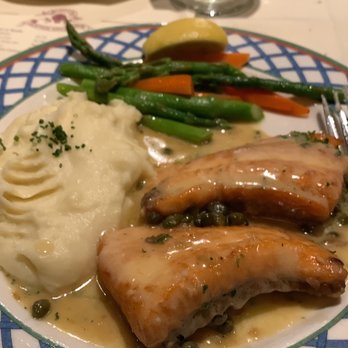 Scott's Seafood - Salmon piccata - Seafood Near Me - Oakland, California Scott's Seafood - Salmon piccata - Seafood Near Me - Oakland, California