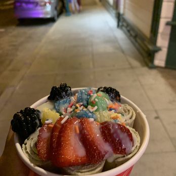 Icicles - Matcha green tea with lots of toppings. - Desserts Near Me - Pleasanton, California Icicles - Matcha green tea with lots of toppings. - Desserts Near Me - Pleasanton, California