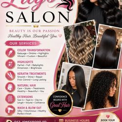 La Bella Lilys Dominican Hair Salon - Lo que ofrecemos en nuestro salón