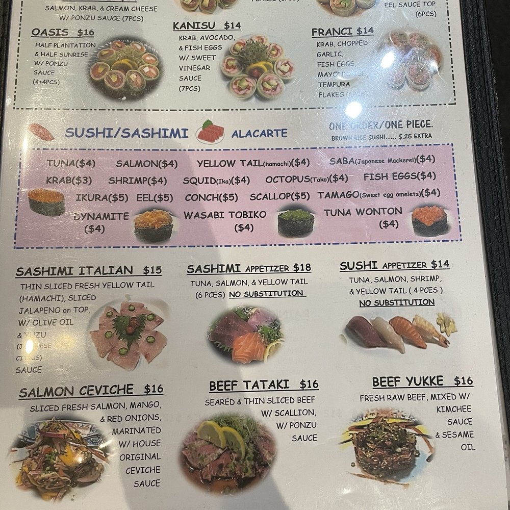 Koume Japanese Restaurant - Menu - Japanese Near Me - Plantation, Florida
