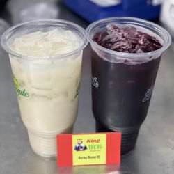 Aguas Frescas!! We have horchata jamica melón piña
