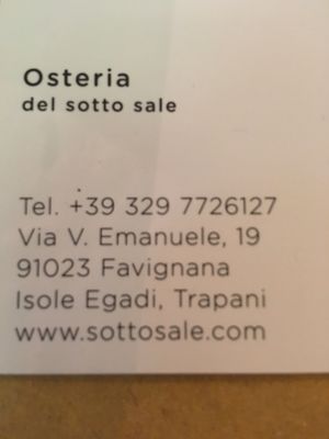 Osteria del Sotto Sale by null