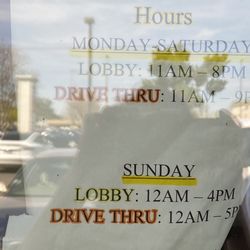 Fiesta Chicken - Hours are always changing. Understandable these days.