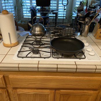 V&S Quality Construction - 90s style kitchen with oak cabinets and grouted tile - General Contractors Near Me - Loomis , California V&S Quality Construction - 90s style kitchen with oak cabinets and grouted tile - General Contractors Near Me - Loomis , California