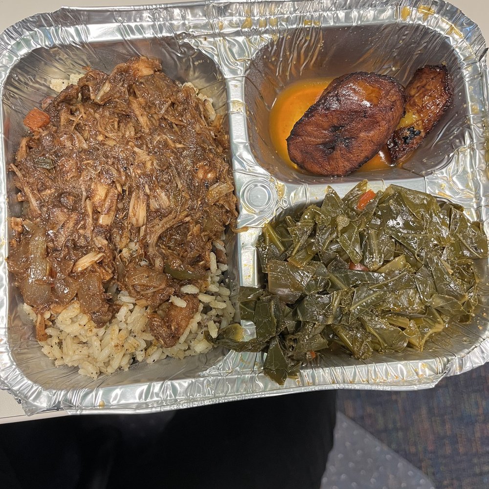 Desmond's Island Soul Grill - Jerk BBQ Jackfruit Plate - Caribbean Near Me - Virginia Beach, Virginia