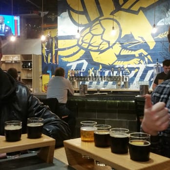 Braxton Brewing Company - Dan & Billy with their flights. - Breweries Near Me - Covington, Kentucky Braxton Brewing Company - Dan & Billy with their flights. - Breweries Near Me - Covington, Kentucky