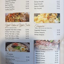 Qc Sushi - Menu Dinners