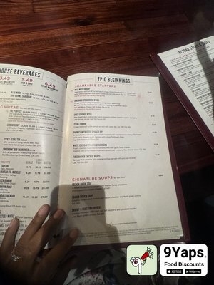 Menu photo 1 LongHorn Steakhouse Brandon, FL