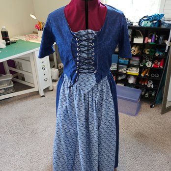 Seamstress On Demand - Front of DAR costume - Sewing & Alterations Near Me - Southport, North Carolina Seamstress On Demand - Front of DAR costume - Sewing & Alterations Near Me - Southport, North Carolina