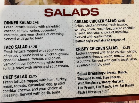 Menu photo 5 B & J Bar and Grill Austin, MN
