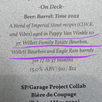 Side Project Brewing - Bourbon aged stout - Breweries Near Me - Maplewood, Missouri Side Project Brewing - Bourbon aged stout - Breweries Near Me - Maplewood, Missouri