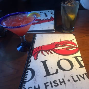 Red Lobster - Strawberry margarita and Long Island ice tea - Seafood Near Me - Riverside, California