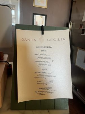 Menu photo 5 Santa Cecilia Albuquerque, NM