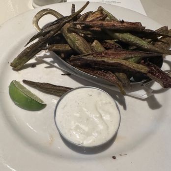 Lucky 32 Southern Kitchen - Okra fries - New American Near Me - Greensboro, North Carolina