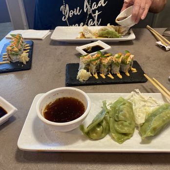 Saikou Sushi And Ramen - Lunch special of sushi roll and gyoza - Sushi Bars Near Me - Fort Worth, Texas Saikou Sushi And Ramen - Lunch special of sushi roll and gyoza - Sushi Bars Near Me - Fort Worth, Texas