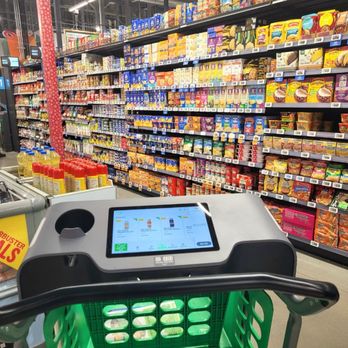 Amazon Fresh - The "Dash Cart" for Prime Members to use while shopping in the store. - Grocery Near Me - Corona, California