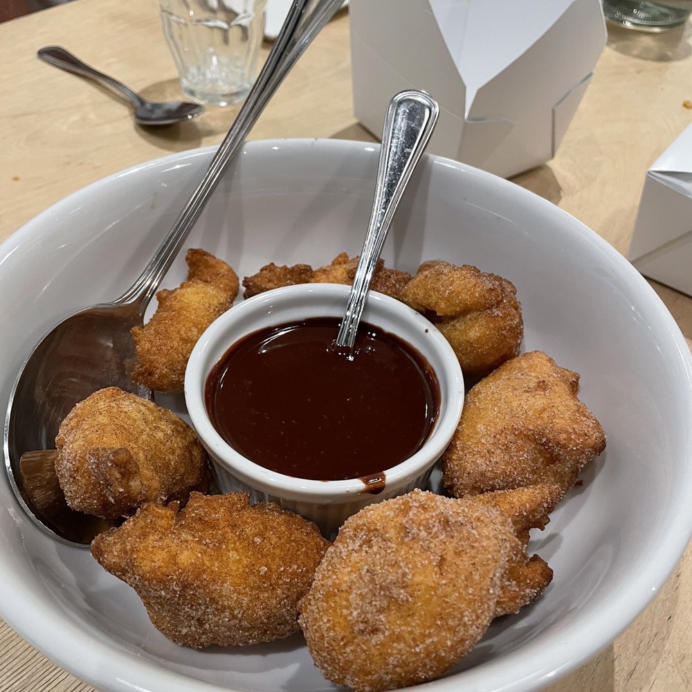 Hudson Table - Philadelphia - Churros with chocolate sauce - Cooking Schools Near Me - Philadelphia, Pennsylvania Hudson Table - Philadelphia - Churros with chocolate sauce - Cooking Schools Near Me - Philadelphia, Pennsylvania