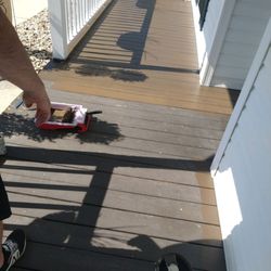 K & R Properties - Front porch repaint and seal, we did out of pocket!!