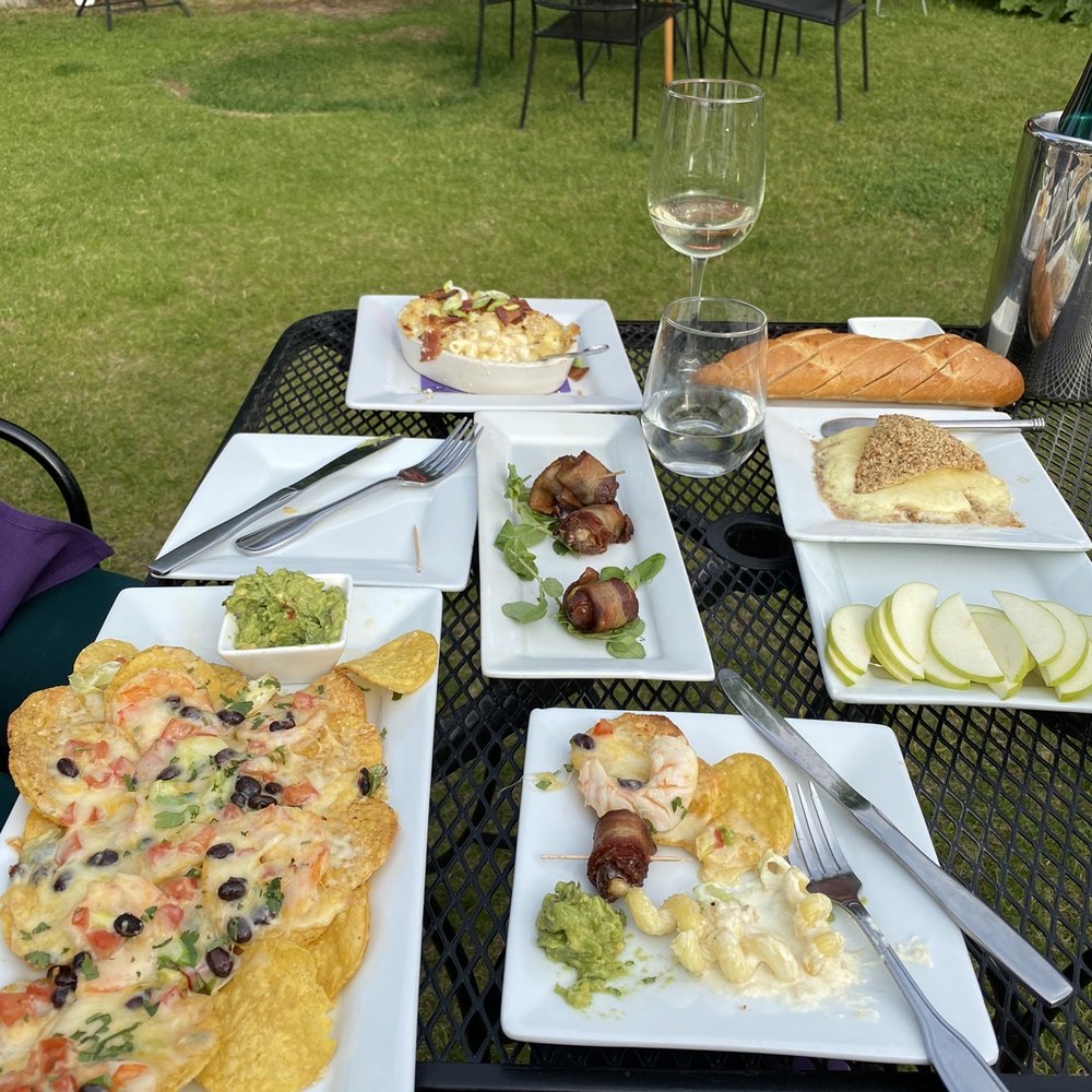The Grape Tap - Prawn Nachos, Mac & Cheese, Bacon Wrapped Chèvre Stuffed Dates, Brie Platter. - Diners Near Me - Wasilla, Alaska The Grape Tap - Prawn Nachos, Mac & Cheese, Bacon Wrapped Chèvre Stuffed Dates, Brie Platter. - Diners Near Me - Wasilla, Alaska