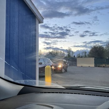 Boom! Coffee - Cars lined up behind employee talking to customer for 10+ minutes. - Coffee & Tea Near Me - Anchorage, Alaska