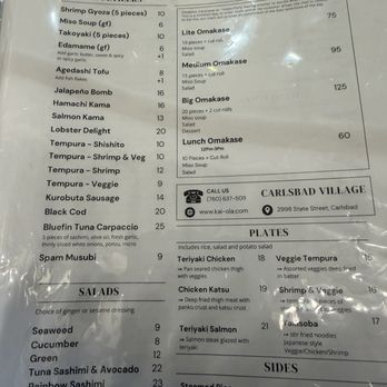 Kai Ola Sushi | Carlsbad - Menu - Sushi Bars Near Me - Carlsbad, California Kai Ola Sushi | Carlsbad - Menu - Sushi Bars Near Me - Carlsbad, California