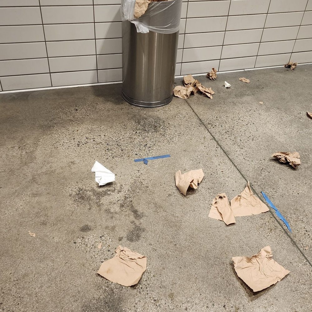 Amazon Fresh - Men's room needs sprucing up. - Grocery Near Me - Fullerton, California