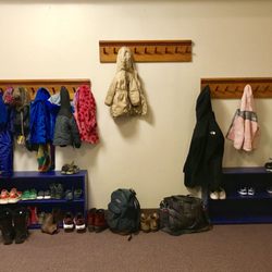 NE Indoor Park - Coats and shoes.