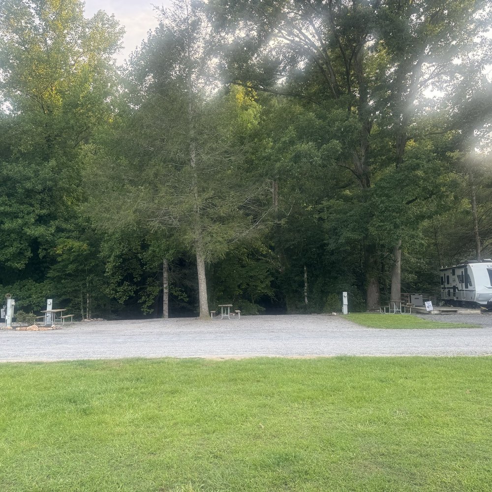 Buck Creek RV Park - Typical creekside campsite - Campgrounds Near Me - Marion, North Carolina Buck Creek RV Park - Typical creekside campsite - Campgrounds Near Me - Marion, North Carolina
