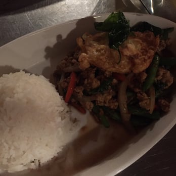 Thai District - Ground chicken with basil and green beans - Thai Near Me - Long Beach, California