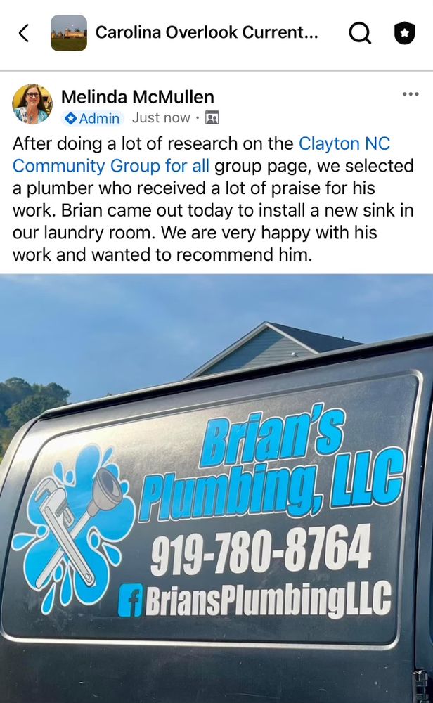 Slide of Brian's Plumbing